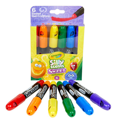 Crayola: Caja X6 Crayolas De Gel Con Aromas